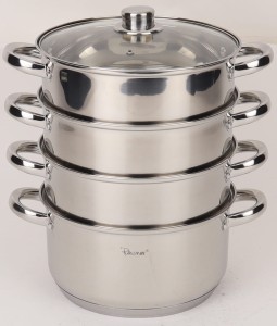 Garnek na Parę Parowar 24cm 5el. 5L INDUKCJA GAZ