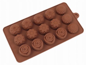 Foremka silikon dekoracja tort czekoladki B3396