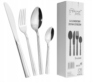 SZTUĆCE 24el ZESTAW SZTUĆCÓW 6 OSÓB T5156