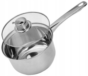RONDELEK GARNEK STALOWY 16 CM 1,8 LGAZ INDUKCJA