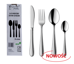 SZTUĆCE 24el ZESTAW SZTUĆCÓW  6 OSÓB T5180