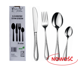 SZTUĆCE 24el ZESTAW SZTUĆCÓW 6 OSÓB T5190